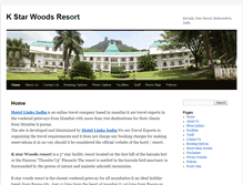 Tablet Screenshot of kstarwoodsresortkarnala.com